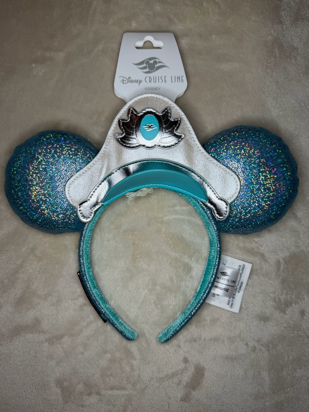 Disney Cruise Line 25th Anniversary Shimmering Seas Loungefly Ear Headband